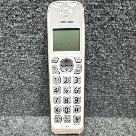 Panasonic KX-TGDA51 A Cordless Handset Phone DECT 6.0 w/ Batteries‎ WHITE - Picture 1 of 5